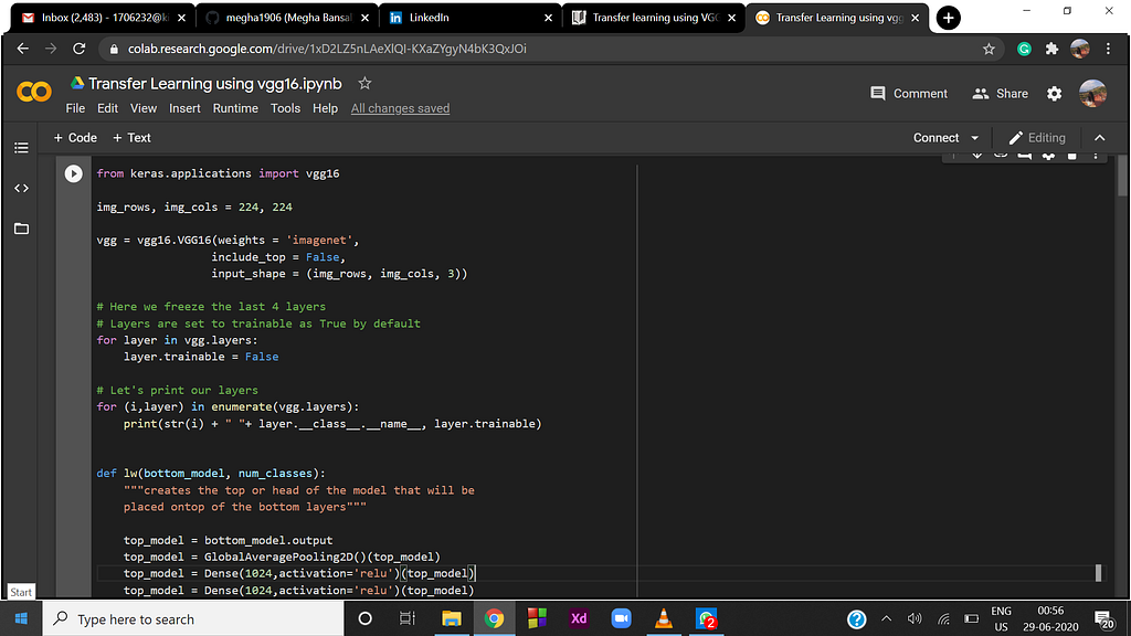 Face recognition using Transfer learning and VGG16 | LaptrinhX