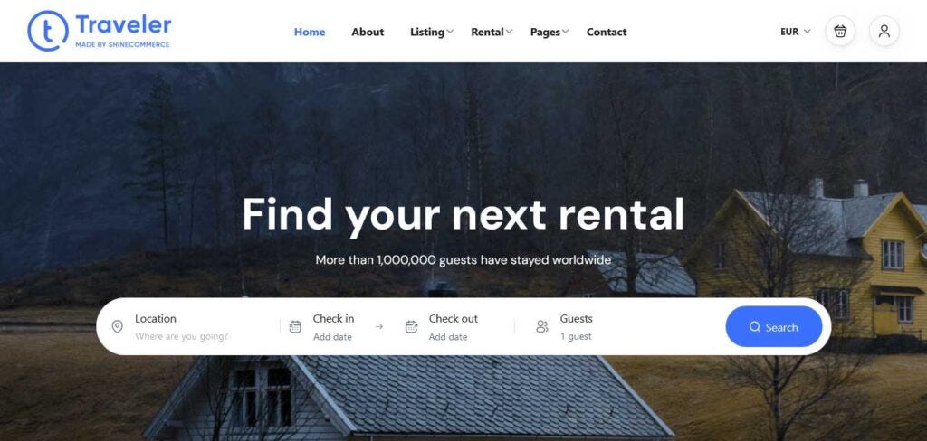 Vacation Rental WordPress Theme