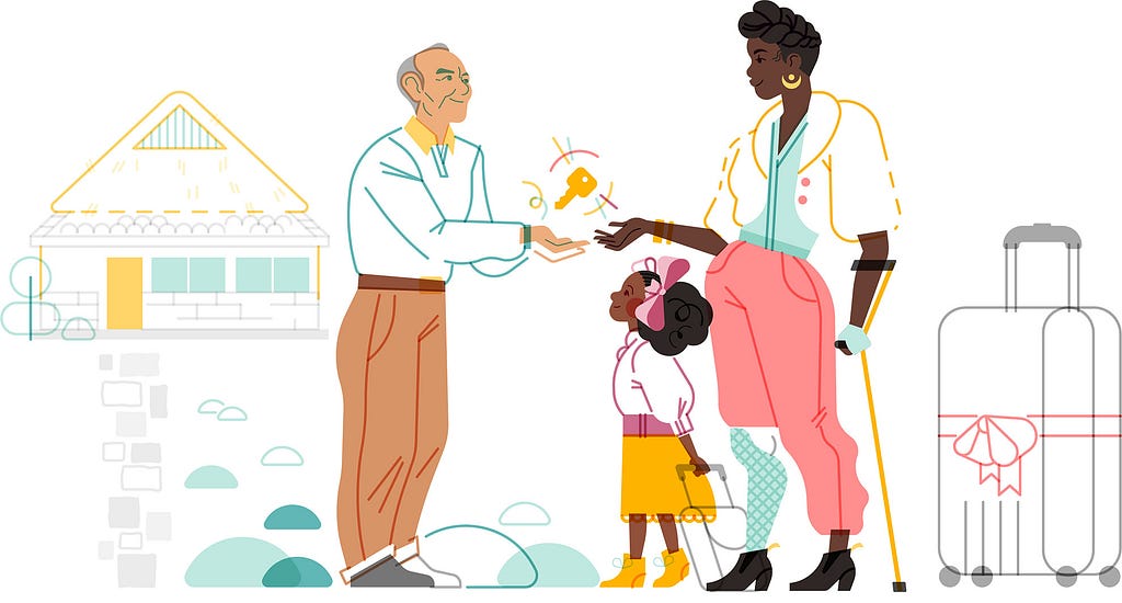 Inclusive illustration from Airbnb