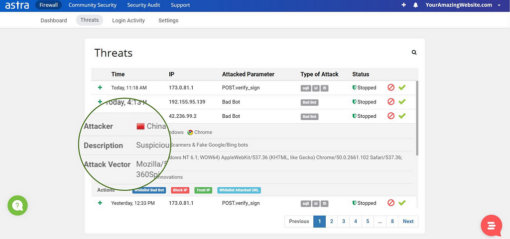 Malware scanner for prestashop