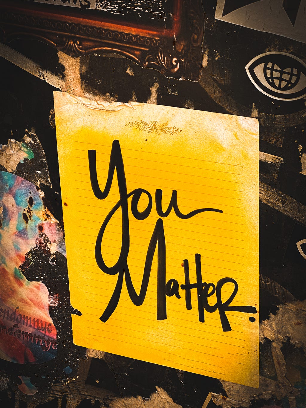 image of the letter that reads You Matter