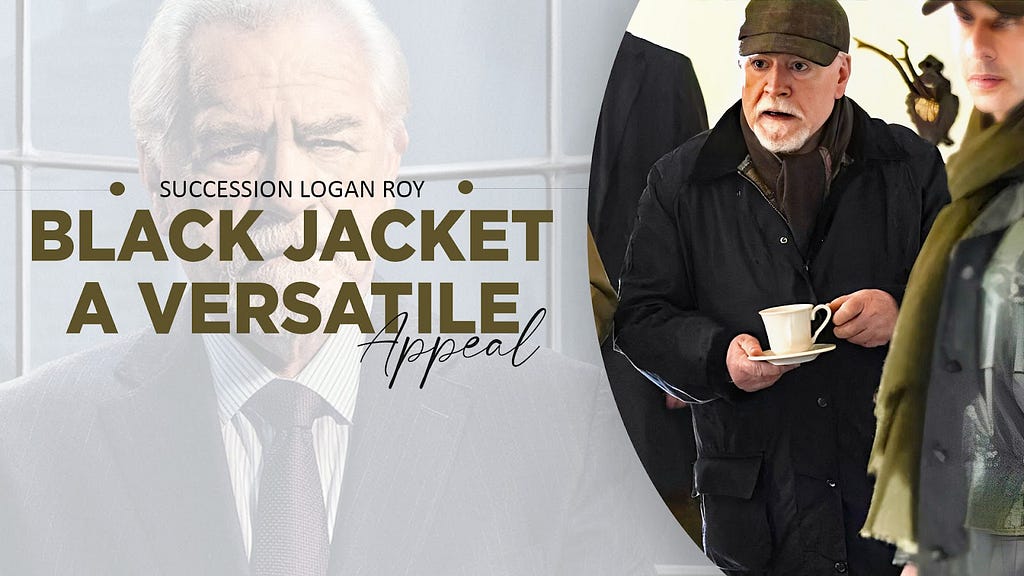 Succession Logan Roy Black Jacket is a perfect blend of style and comfort. Style yourself in a rich black color. Shop Now!