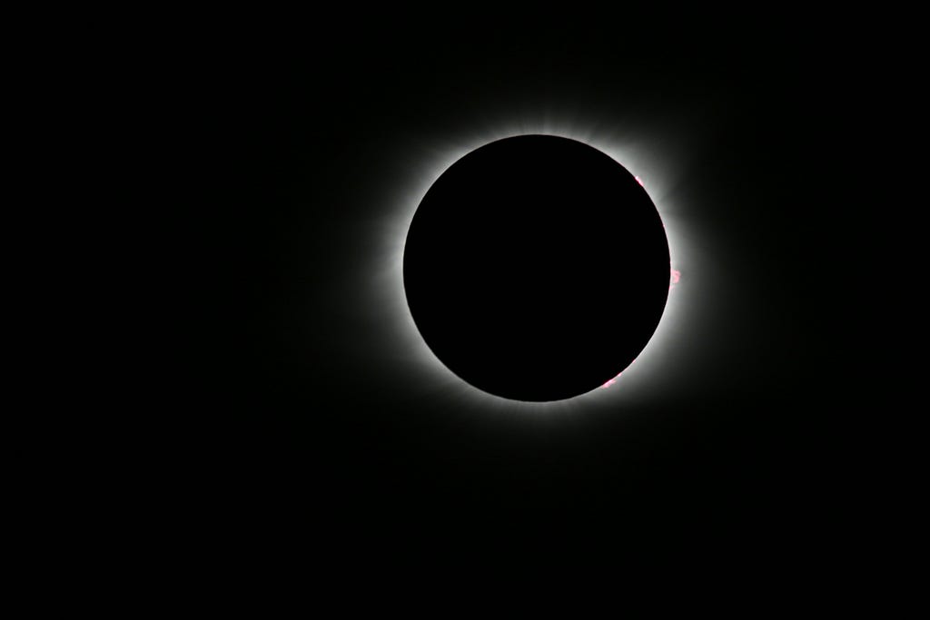 solar eclipse in totality