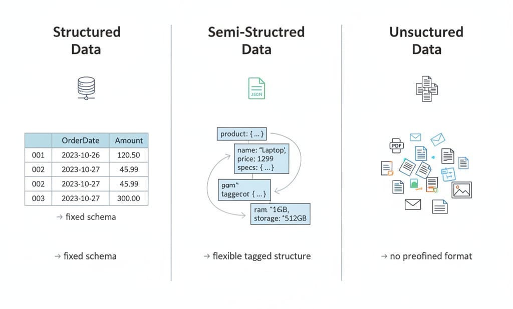 Structured Data vs Unstructured Data: Key Differences