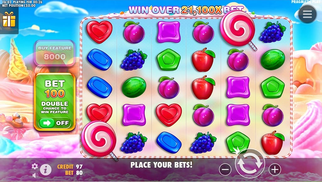 Sweet Bonanza Slot Screenshot — Pragmatic Play