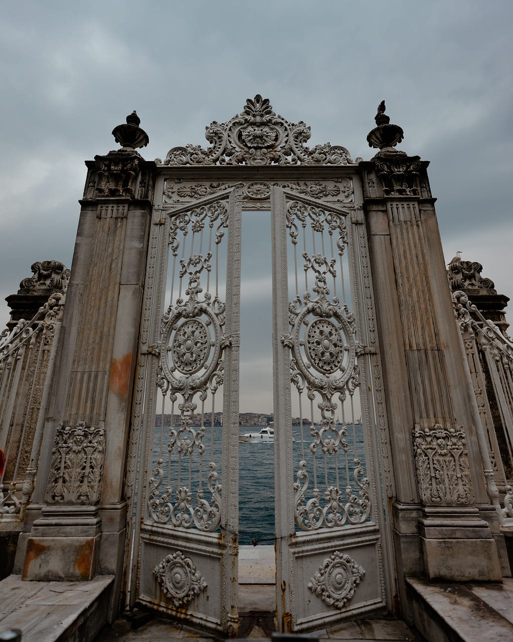 A very ornate gate