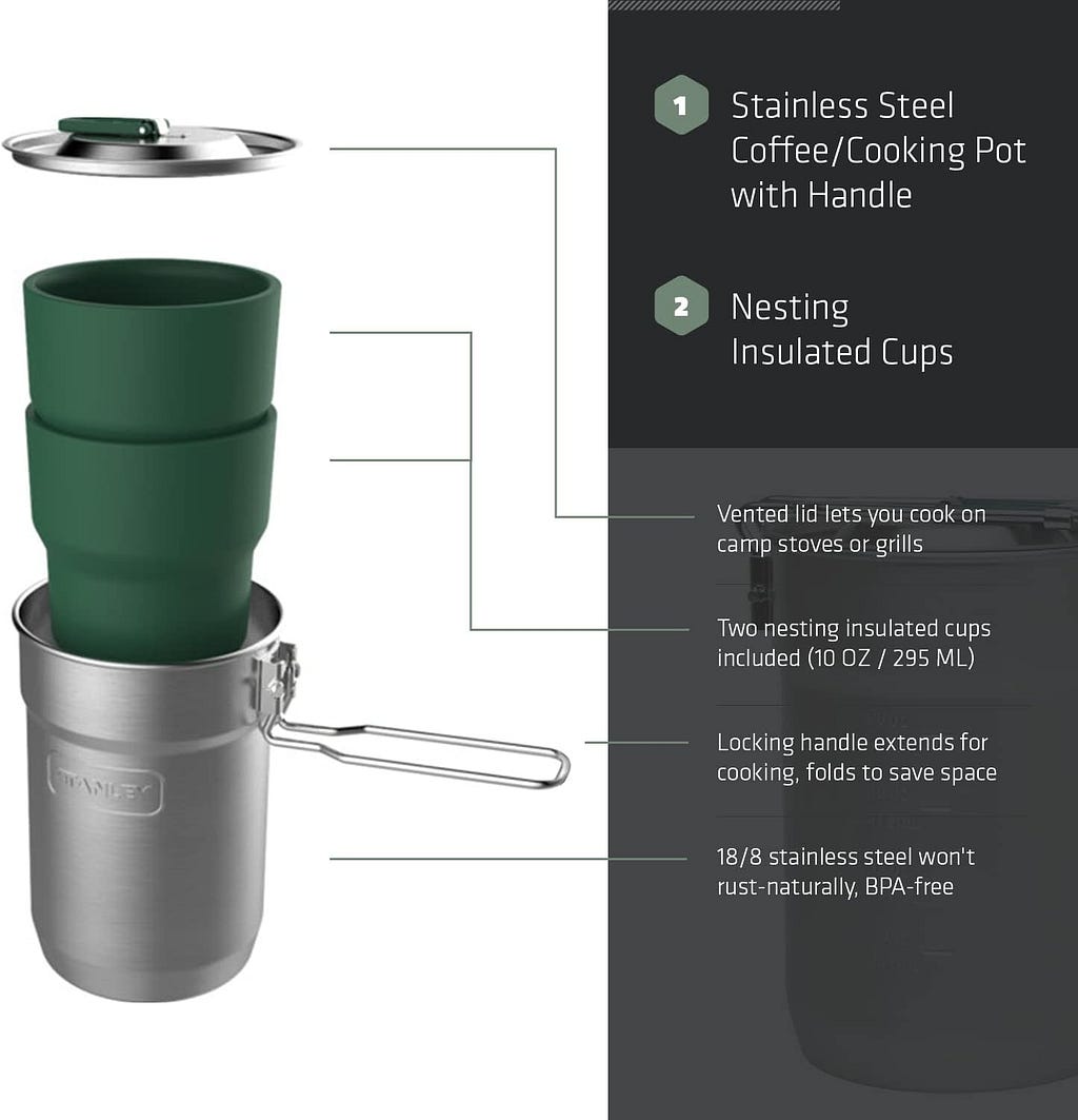 STANLEY Adventure The Nesting Two Cup Cookset