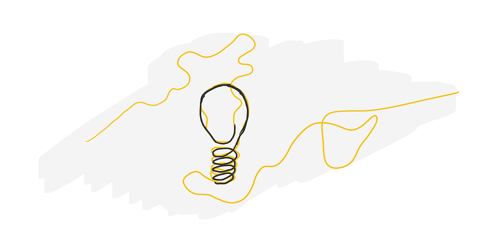 Doodle of a light bulb