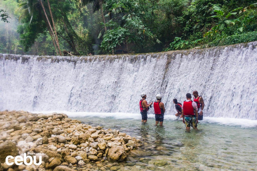 Falls at the third level of the Kawasan Falls