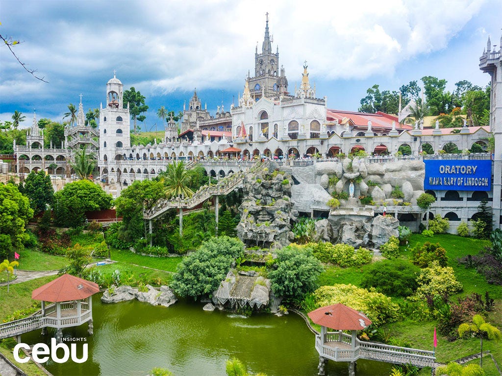 Wide shot ofthe Simala Shrine