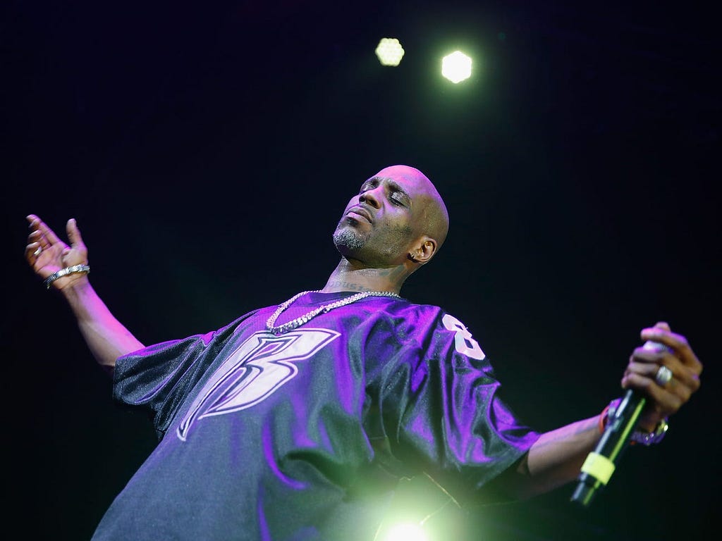 DMX performs during the Ruff Ryders and Friends Reunion Tour Past, Present and Future at Barclays Center on April 21, 2017 in New York City.