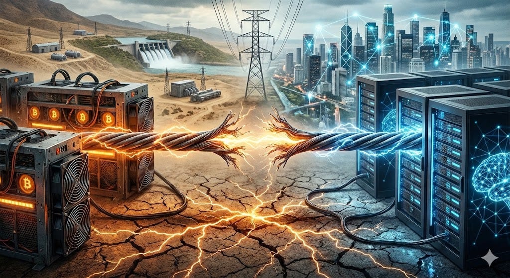 The Grid Flippening: Why AI is Evicting Bitcoin
