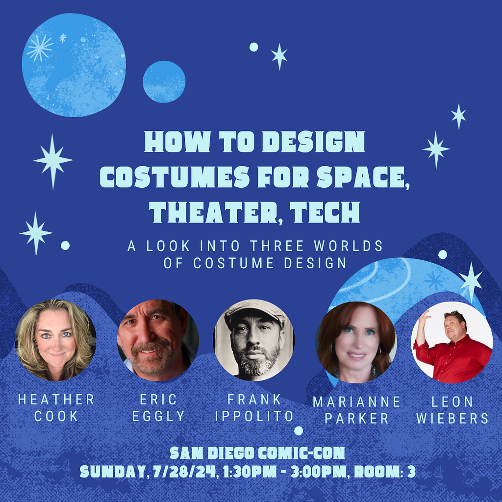 Announcement for How to design costuers for space, theater, and technology