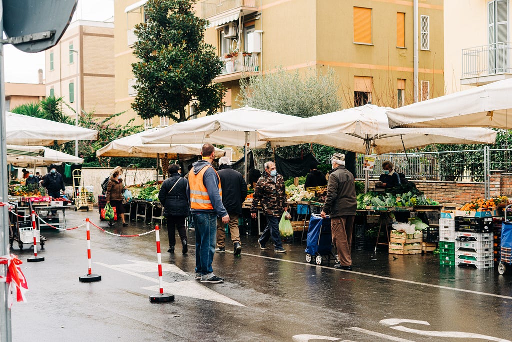 A neighborhood market