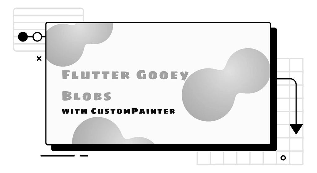 Flutter Gooey Blobs with CustomPainter.