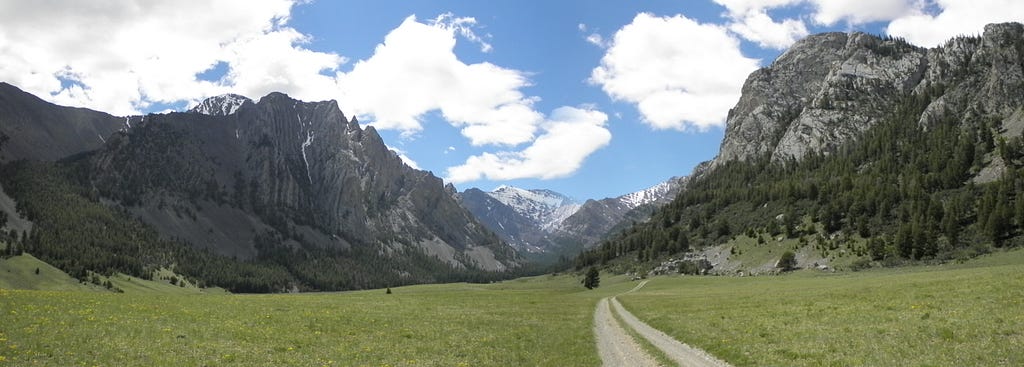 Challis-Yankee Fork Ranger District - the Upper Pahsimeroi, the area is referred to as Little Switzerland. Salmon-Challis National Forest. 