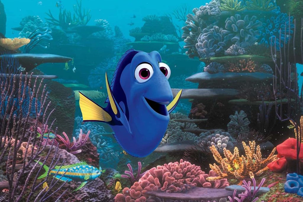 Scene from Finding Nemo