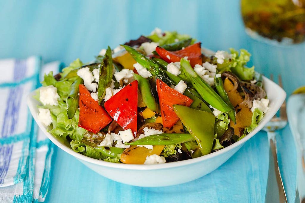 Veggie Harvest Feta Salad (Veg)