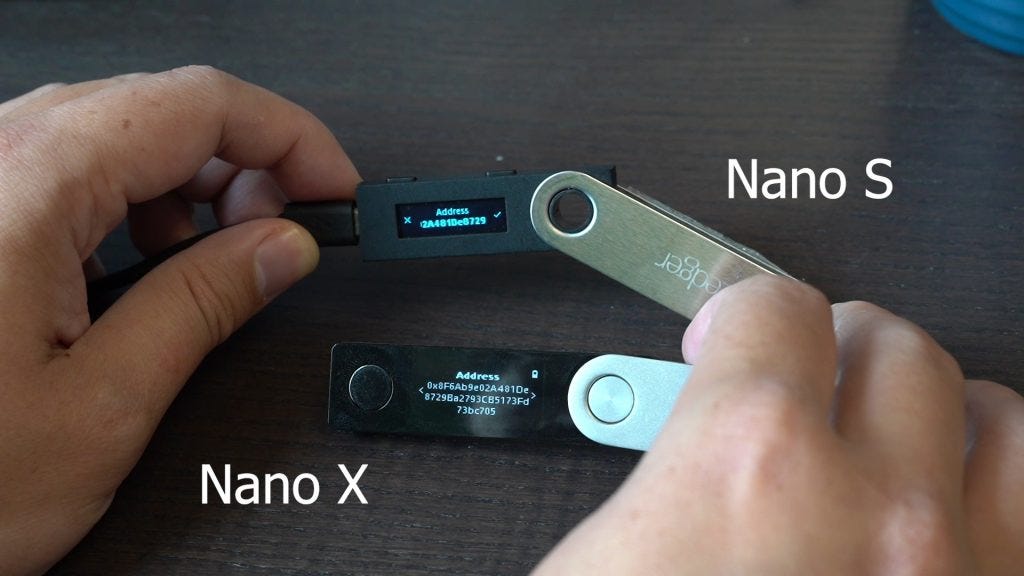 Ledger Nano S Screen