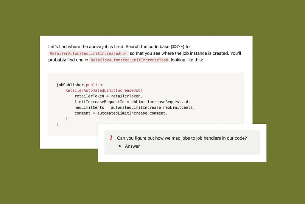 A screenshot of a section of Backend 101, which includes a coding practice question.