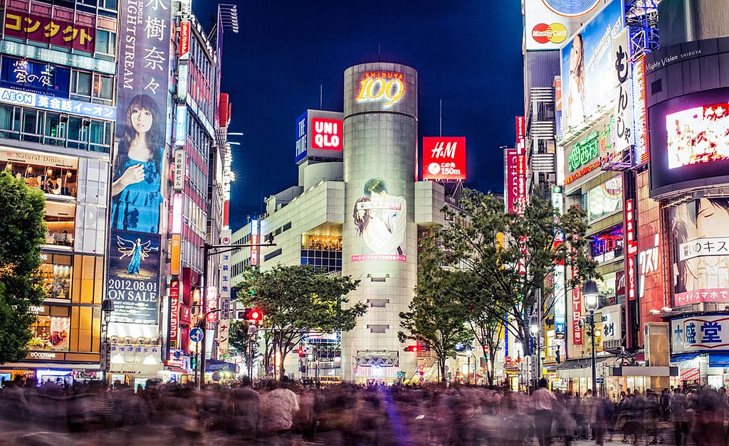 Harajuku, Aoyama and Shibuya