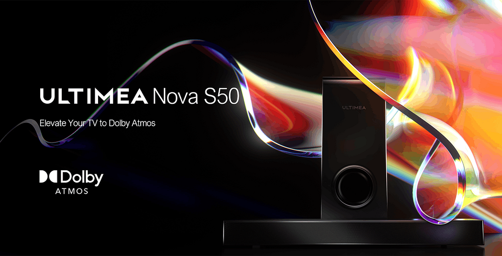 ULTIMEA Nova S50 — The World’s Slimmest Dolby Atmos 2.1 Soundbar