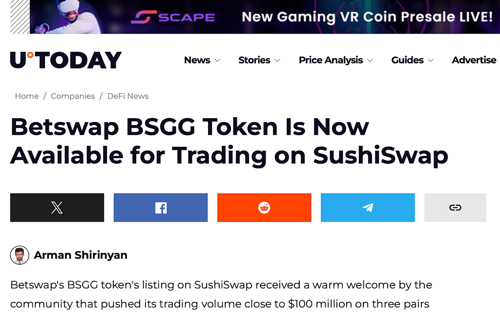 what is betswap? — betswap at sushiswap