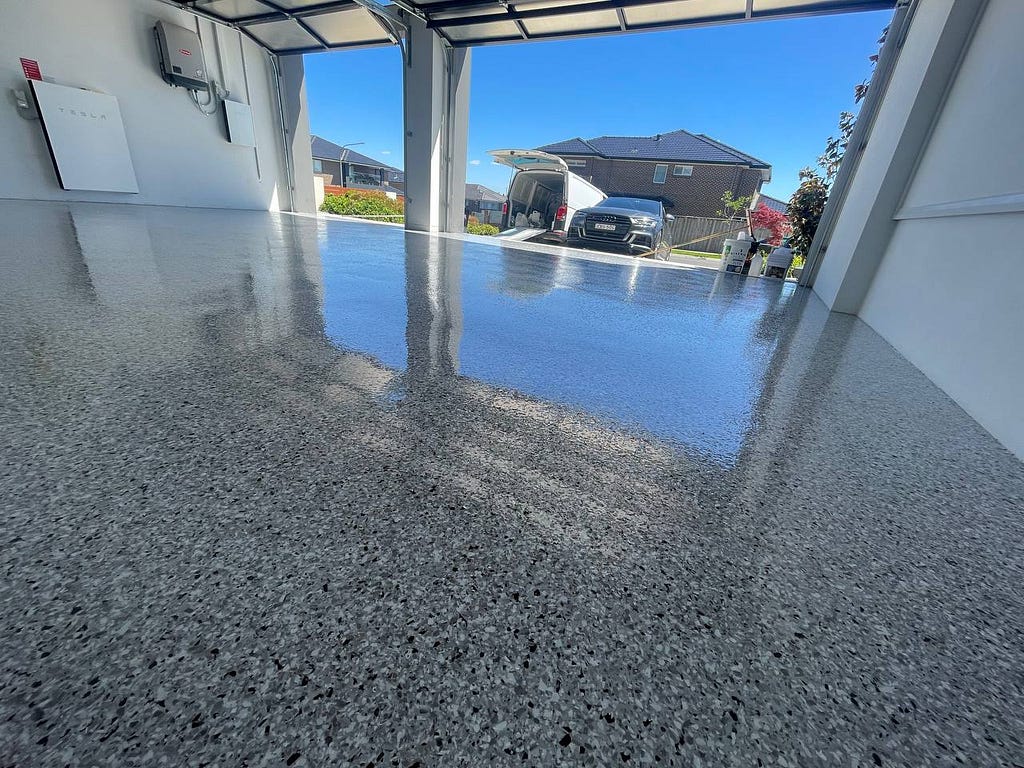 Epoxy Flooring in a Garage