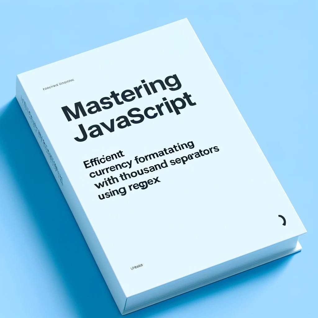 Mastering JavaScript: Efficient Currency Formatting with Thousand Separators Using Regex