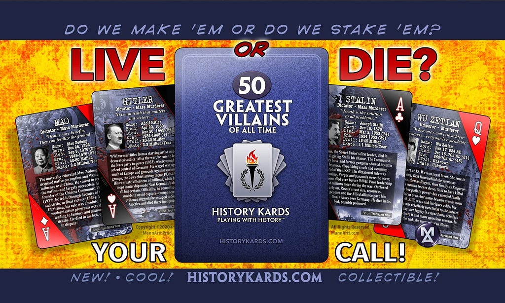 History Kards – Crowdfund? Private Offer? Death? You Decide!