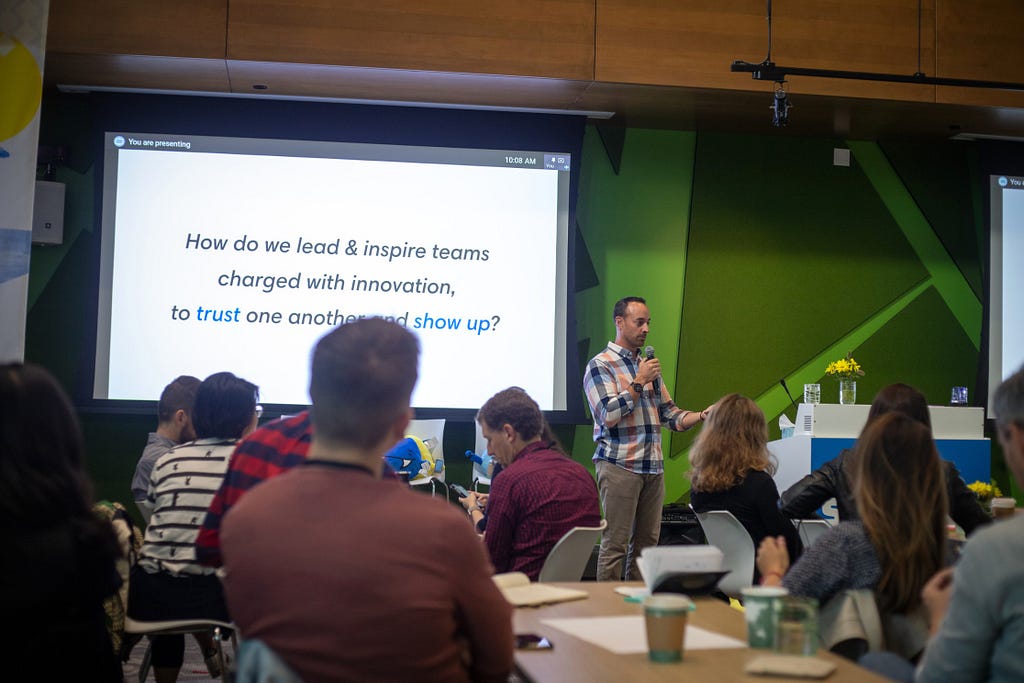 Google Sprint Conference — Building Trust in Innovation — Jay Melone and Holly May Mahoney — Guiding Question