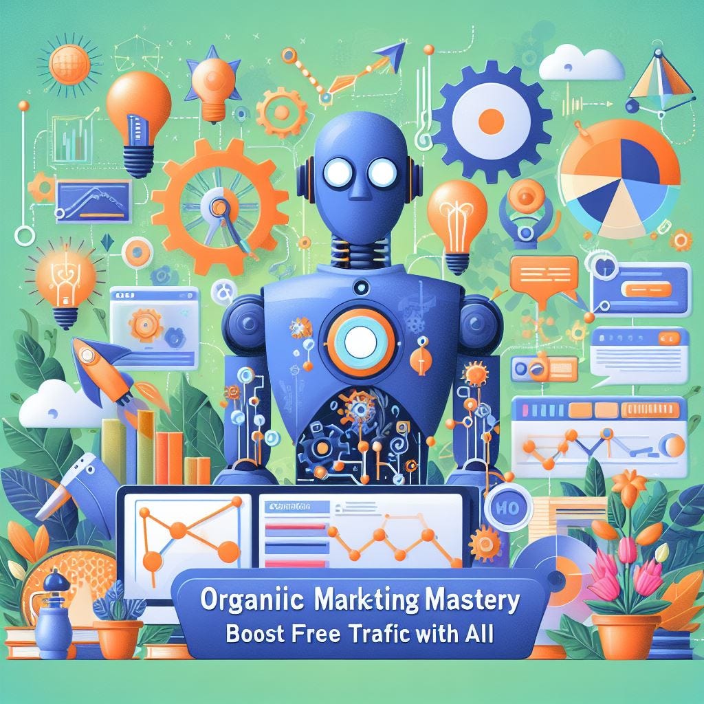Organic Marketing Mastery: Boost Free Traffic with AI