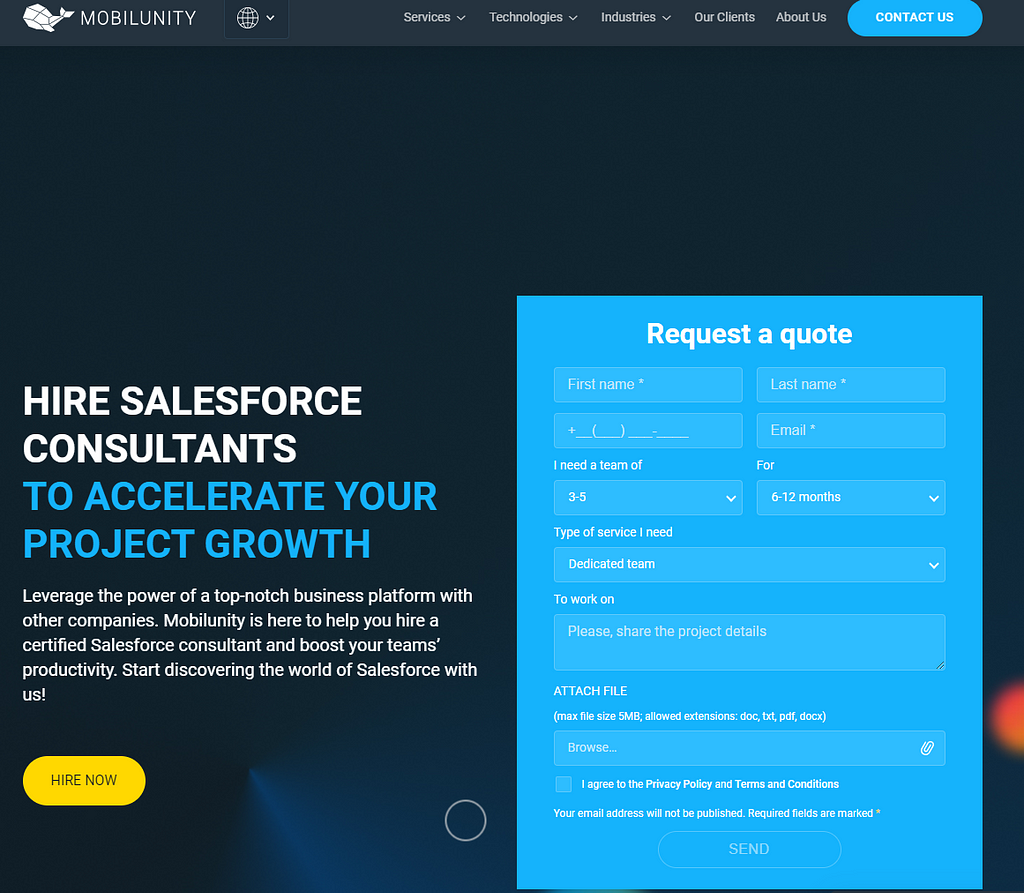 Hire Salesforce Consulting Company