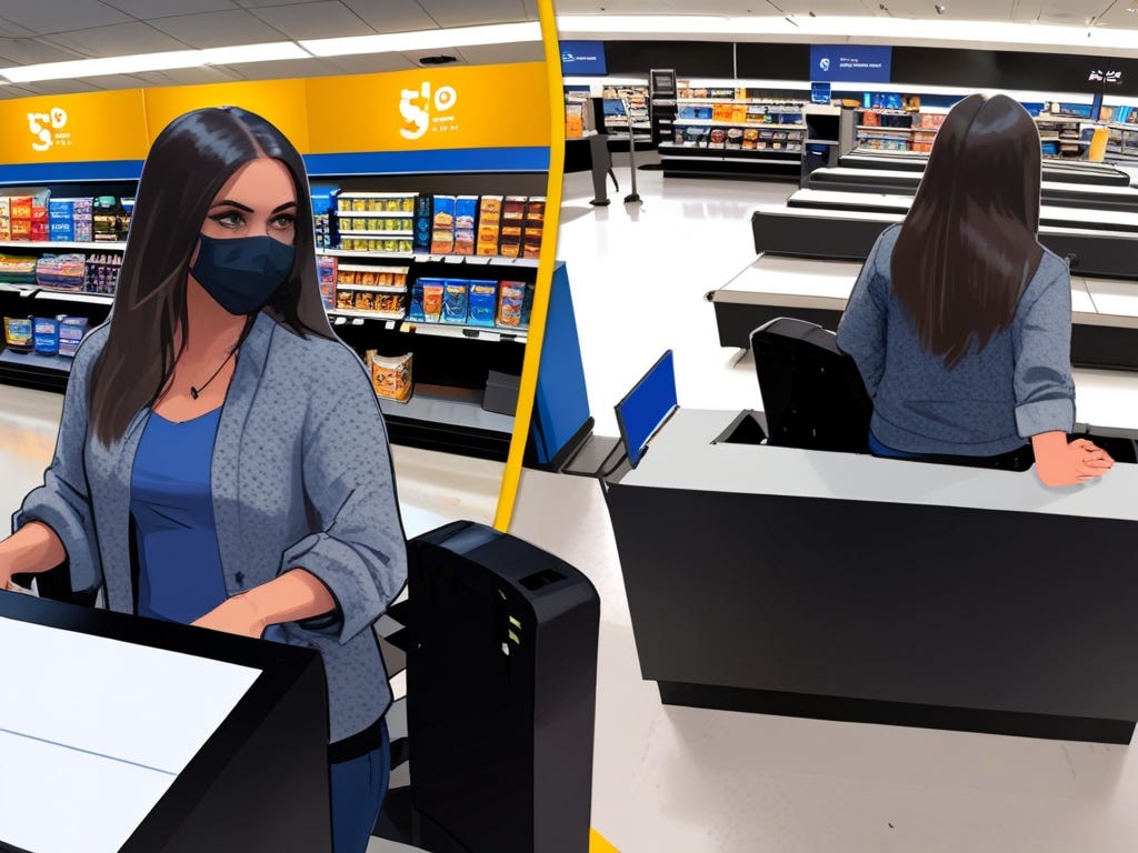 Stealing Gone Wrong: The Viral Walmart Theft at Self-Checkout