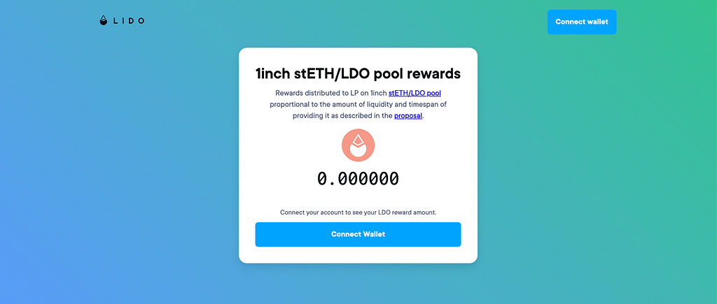 New joint liquidity mining program with Lido