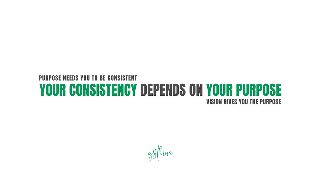 consistency depends on purpose