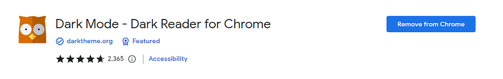 Extensión para activar el modo oscuro en sitios web que no tienen esta opción integrada.