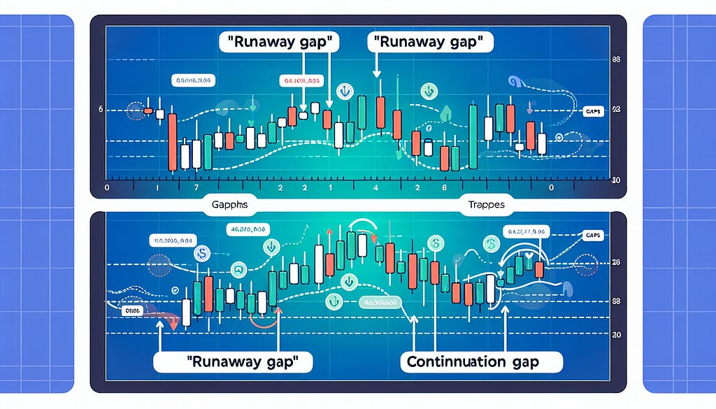 Runaway Gaps in Binary Options