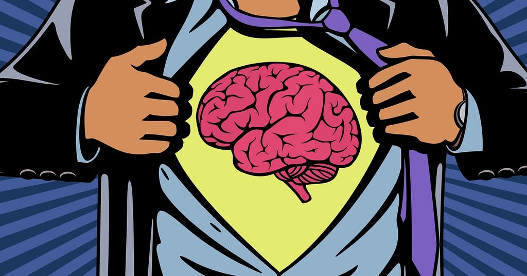 The brain is a superhero