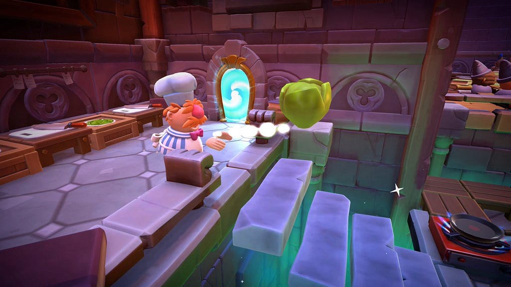 In Overcooked 2, players can throw away the ingredients arbitrarily, which is part of its booster design.