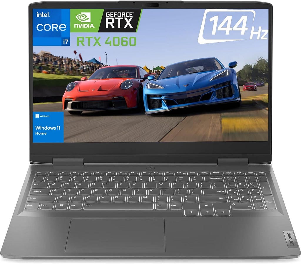 Lenovo LOQ Gaming Laptop GeForce RTX 4060, Intel Core i7–13700H, 16" WUXGA, 64GB DDR5 RAM, 1TB SSD, Webcam, HDMI, RJ45, Backlit KB, Wi-Fi 6, Windows 11