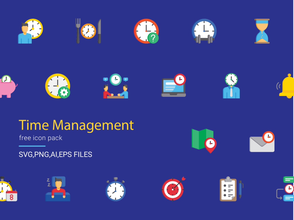 Time Management Icon Pack