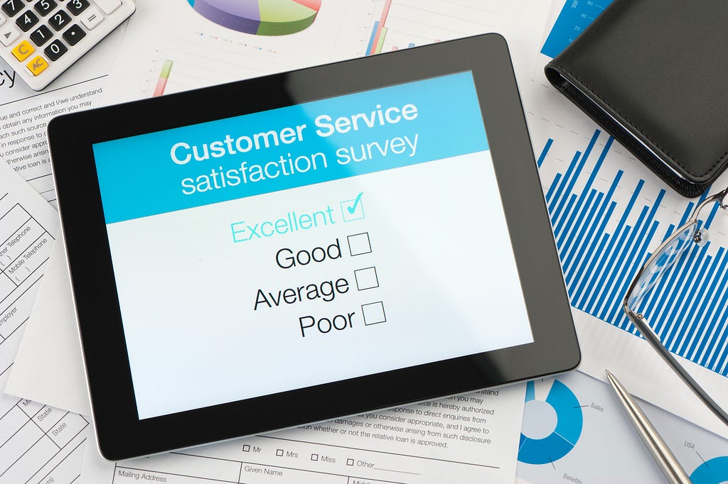 Customer service satisfaction survey