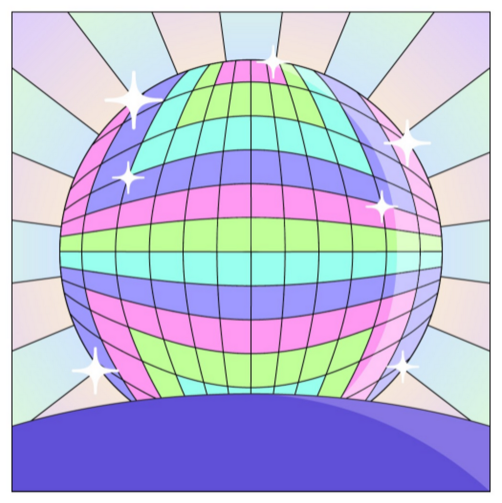 Background Layer — Disco Ball
