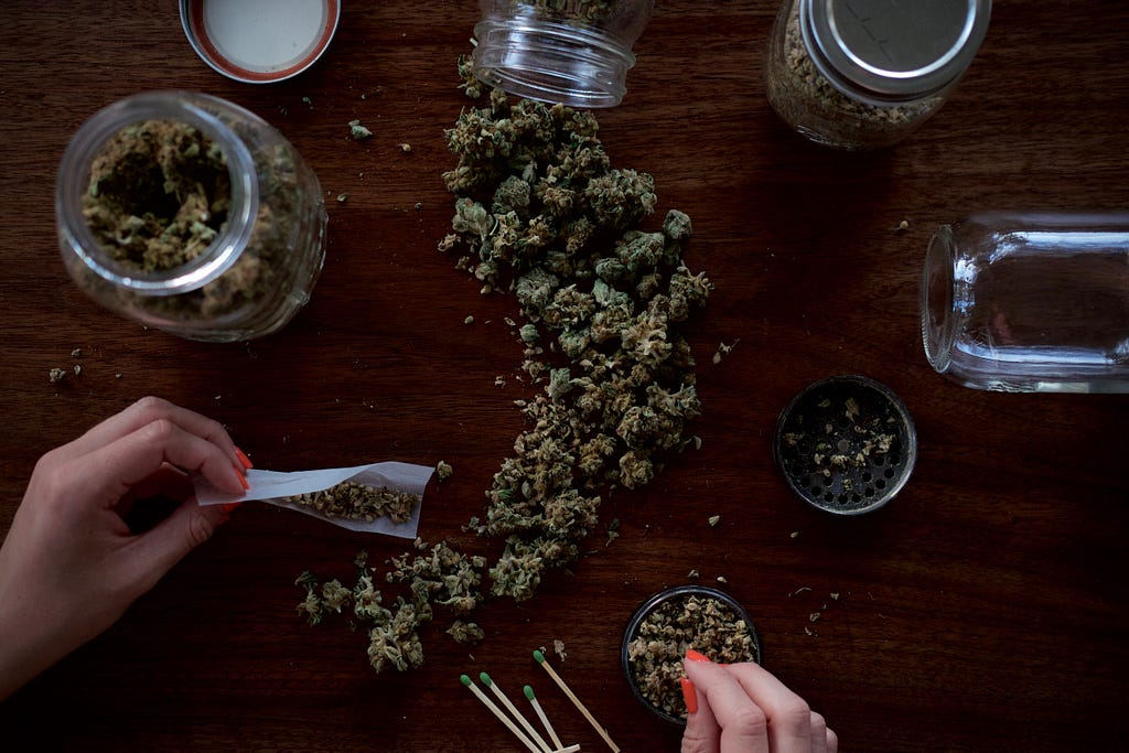 This is marijuana after it been picked and packed.