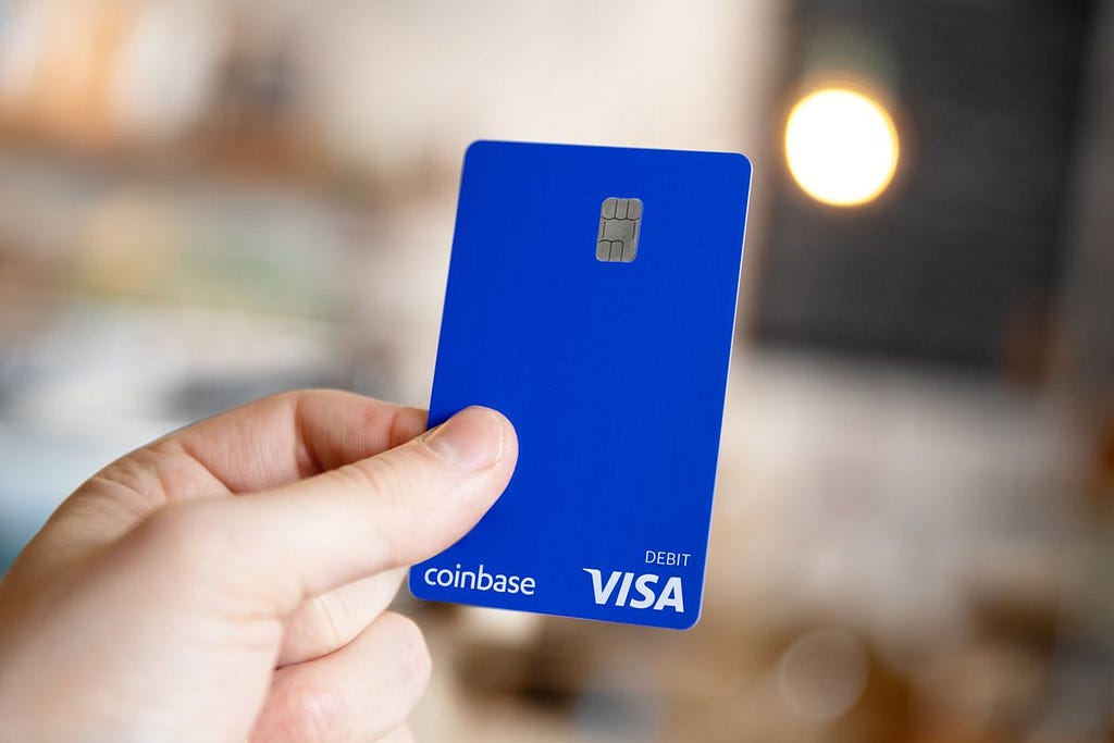 An image of the Coinbase Card.