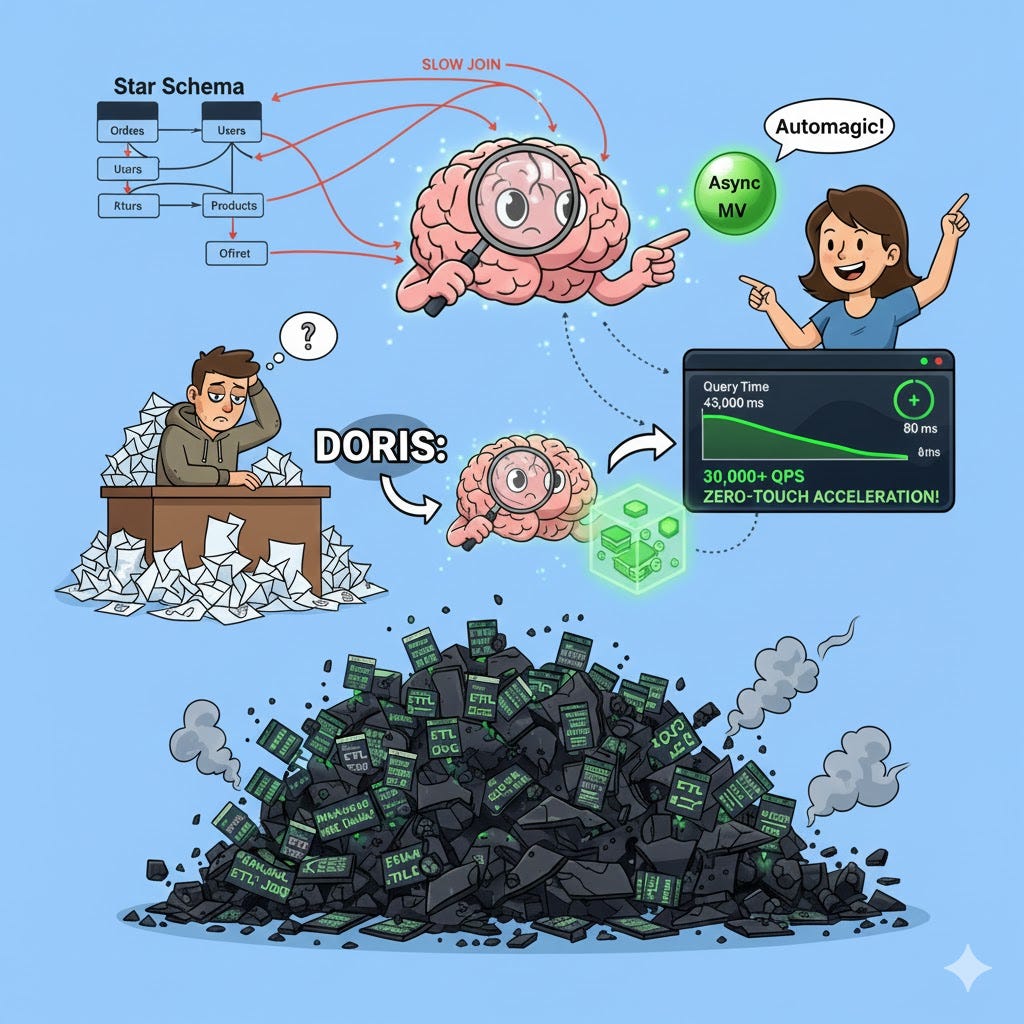 Beyond the “Wide Table”: How Apache Doris’s Async Materialized Views Redefine Query Acceleration