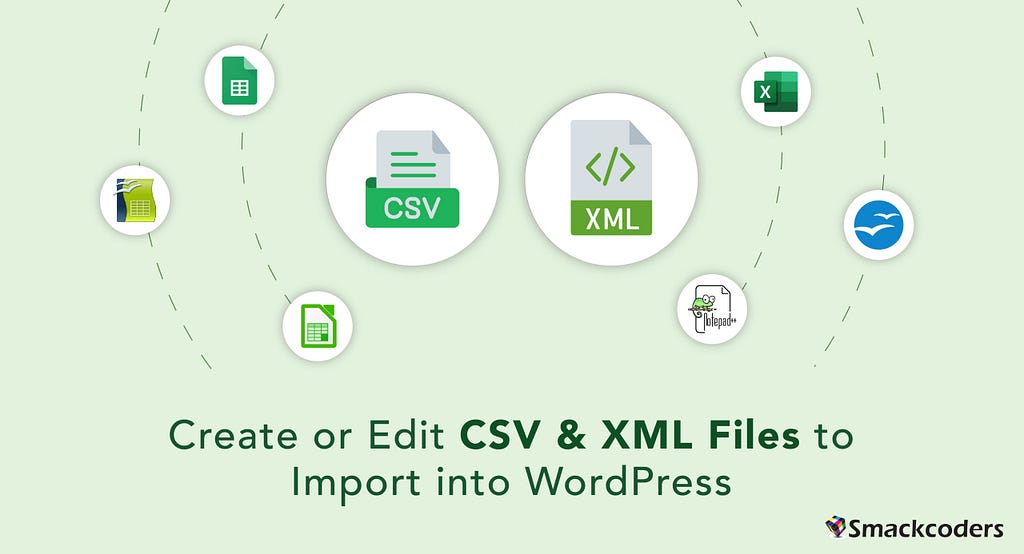 Create or Edit CSV XML Files to Import into WordPress