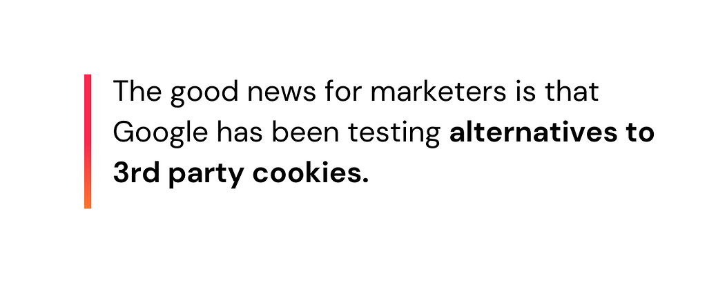 What is Alternatives of Third Party Cookies?