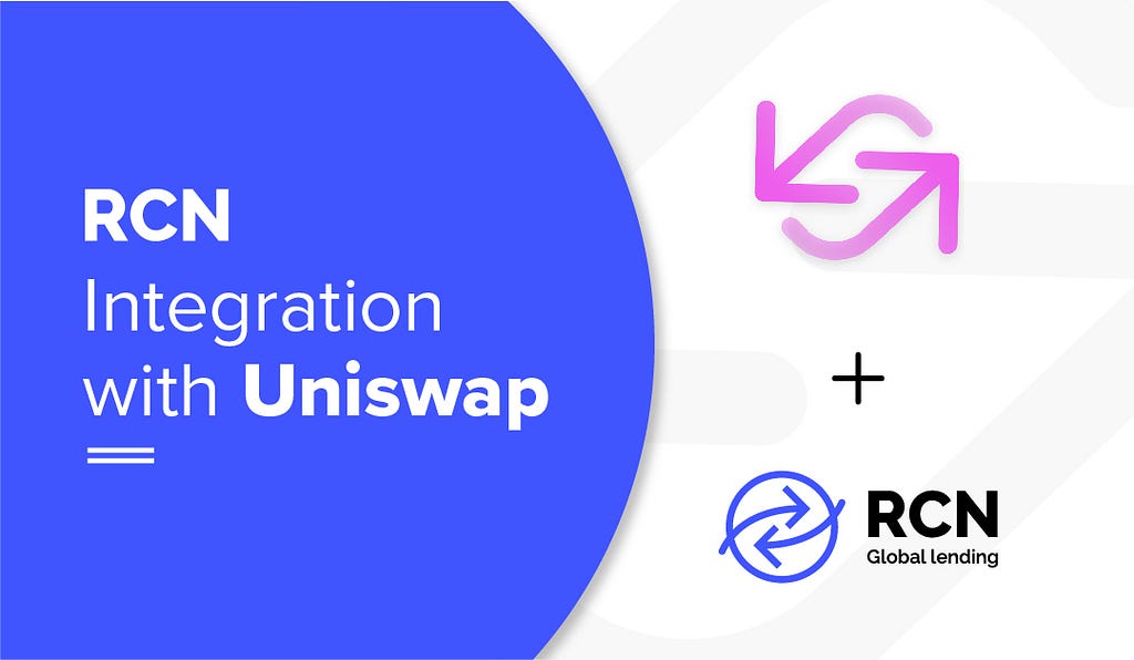 RCN’s listing on Uniswap will allow the integration of numerous ERC 20 tokens.